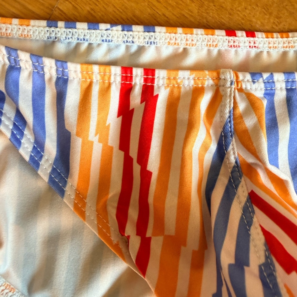 Men's Striped Bikini Briefs - Multicolor Stripe - Picture 3 of 3